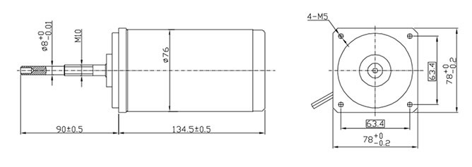 Motor-Umriss